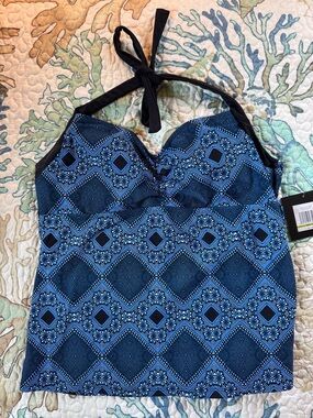 Ellen Tracy Tankini Top